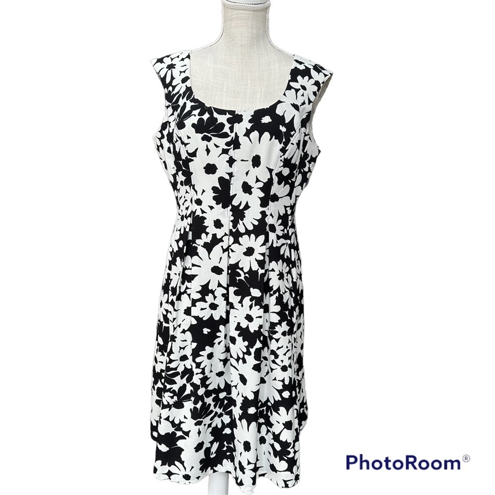 Kasper Floral Print Midi‎ Dress Size: 10